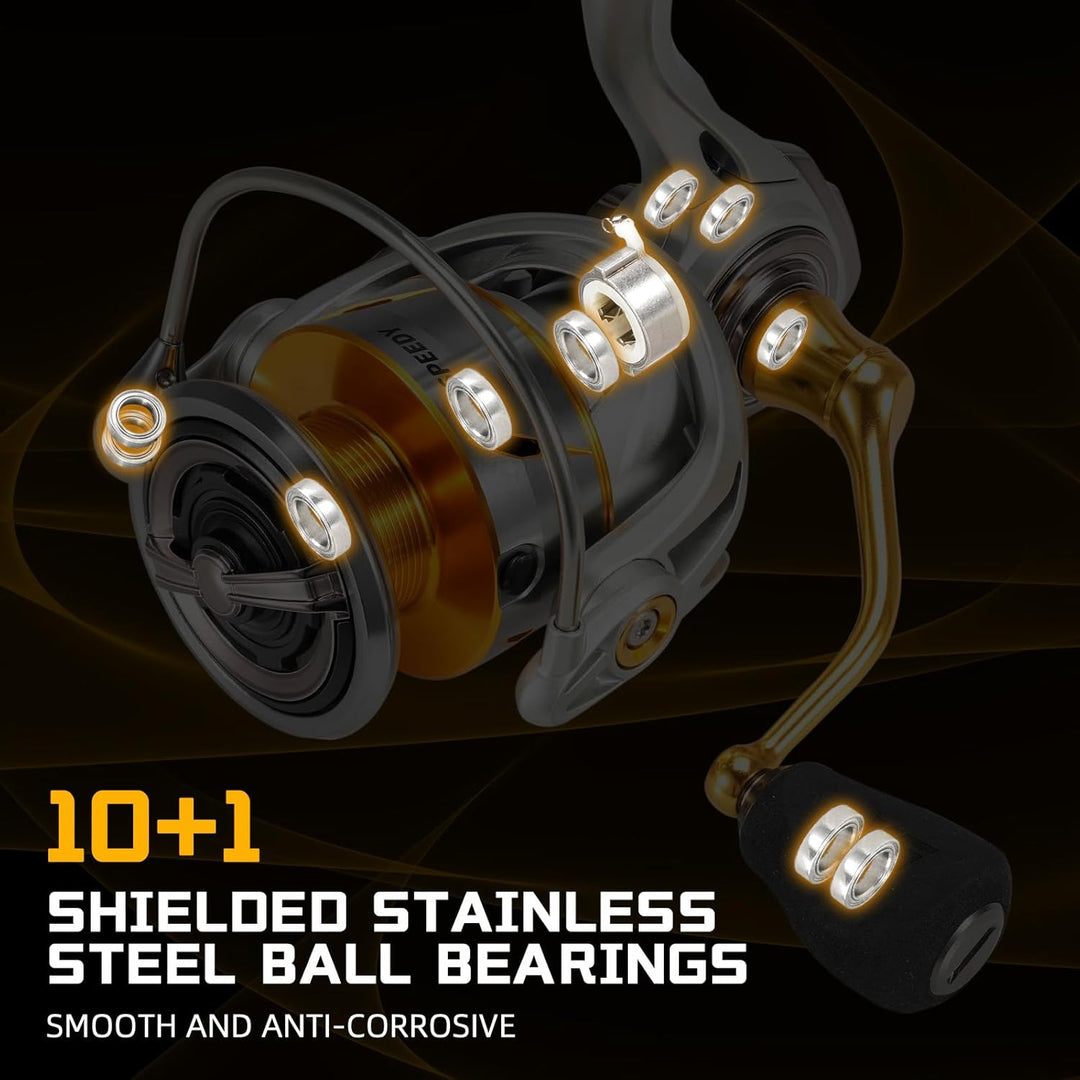 Seaknight RAPIDII Spinnrolle Salzwasser 6.2:1 4.7:1 Angelrolle Karpfen Anti Korrosions Angelrollen M