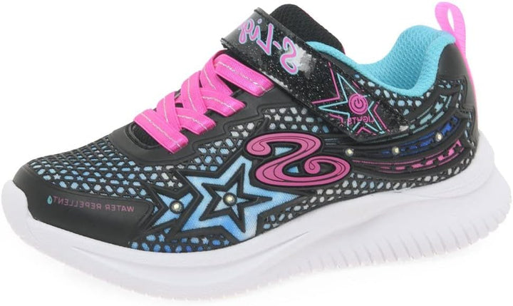 Skechers Mädchen Jumpsters Wishful Star Sneaker 27.5 EU Schwarz Pink, 27.5 EU Schwarz Pink