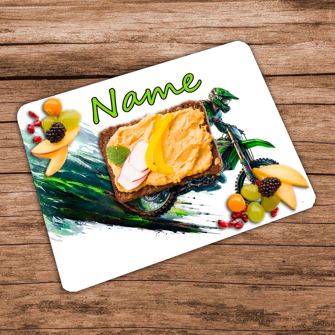 Vesperbrettchen mit Name/Frühstücksbrettchen Brotzeitbrettchen Schneidebrettchen mit Motiv und Perso