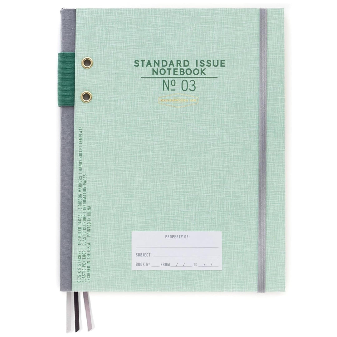 Zum Anmalen Tinte Standard Issue Buchgebundenes Persönlichen Tagebuch, 19,7 x 21,6 cm Grün grün, Grü