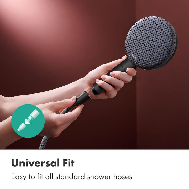 hansgrohe Raindance Alive Select S - wassersparender Duschkopf 5,7 l/min (EcoSmart+), Handbrause mit