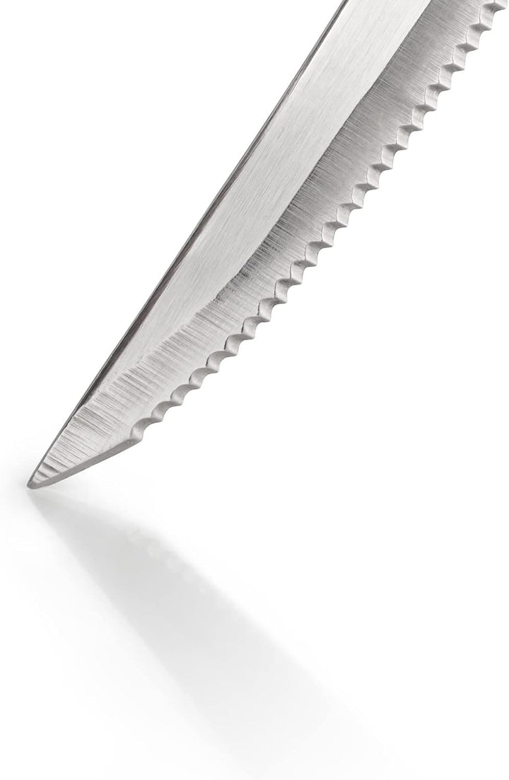 Buddy's Blades - Steakmesser, 6er Set, Messerset, Gemüsemesser, Brötchenmesser Küchenmesser, Ergonom