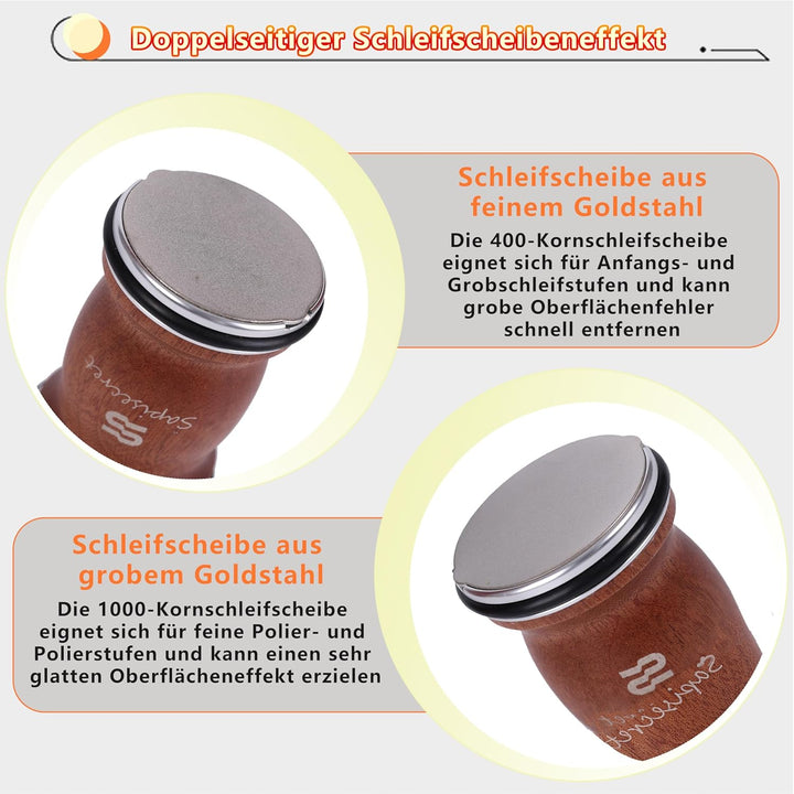 Manuelle Magnetischer Rollenschärfer Messerschärfer für Küchenmesser, Professioneller Messerschärfer