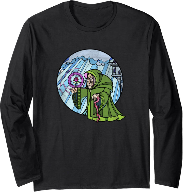 Disney Snow White Evil Queen As Hag Stained Glass Langarmshirt