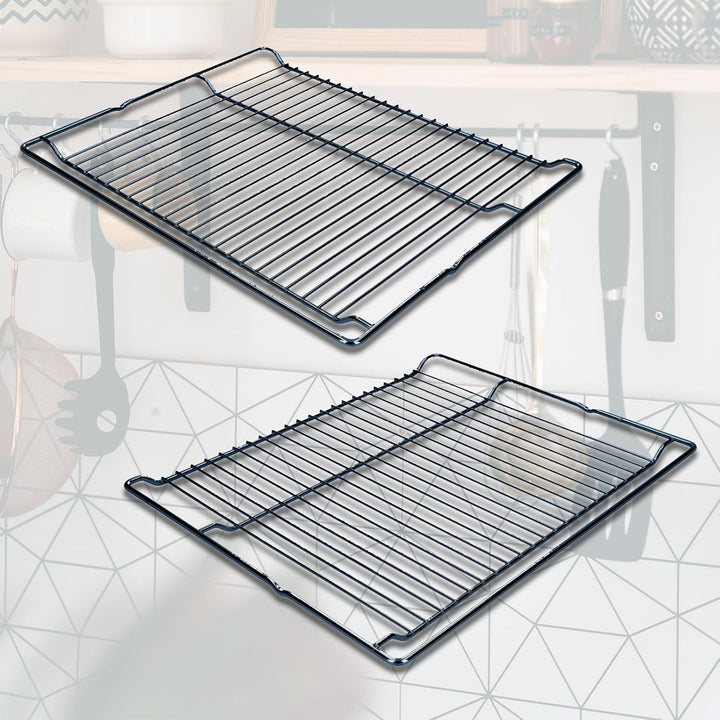 Grillrost Backofenrost Backrost 46 x 37 für Backofen Herd kompatibel mit Bosch Siemens Neff 00574876