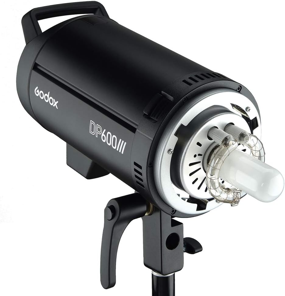 Godox DP600III Professioneller Studioblitz 1s Recyclingzeit GN80 5600k 600Ws Bowens Mount 150W Einst