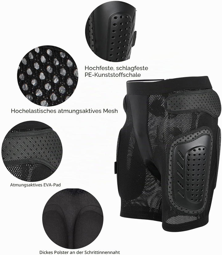 Snowboardhose, 3D Protection Butt Pad, Sport Radfahren Sturzmatte, Anti-Fall-Skating-Schutzausrüstun