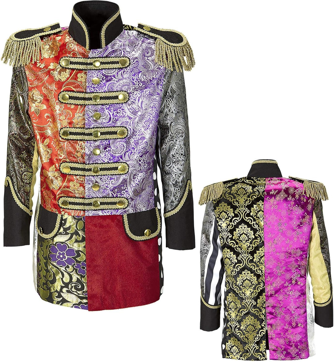 "JACQUARD PATCHWORK PARADE COAT" for man - (S), S