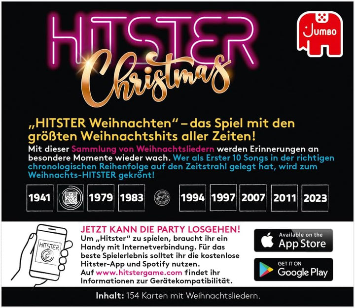 Hitster Christmas Erweiterungspack, EIN Party- und Kartenspiel für Erwachsene und Familien - 2 bis 1