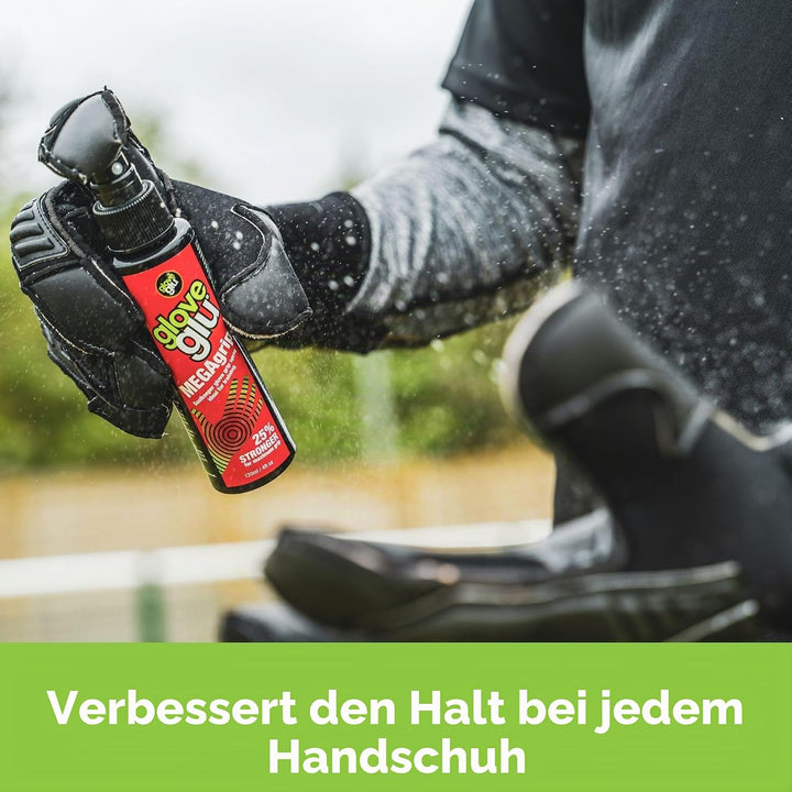 gloveglu Unisex Mega Bundle Grip 'N' WASH, Mega Grip 120ml and 50ml Glove Wash & Prepare. for All Go