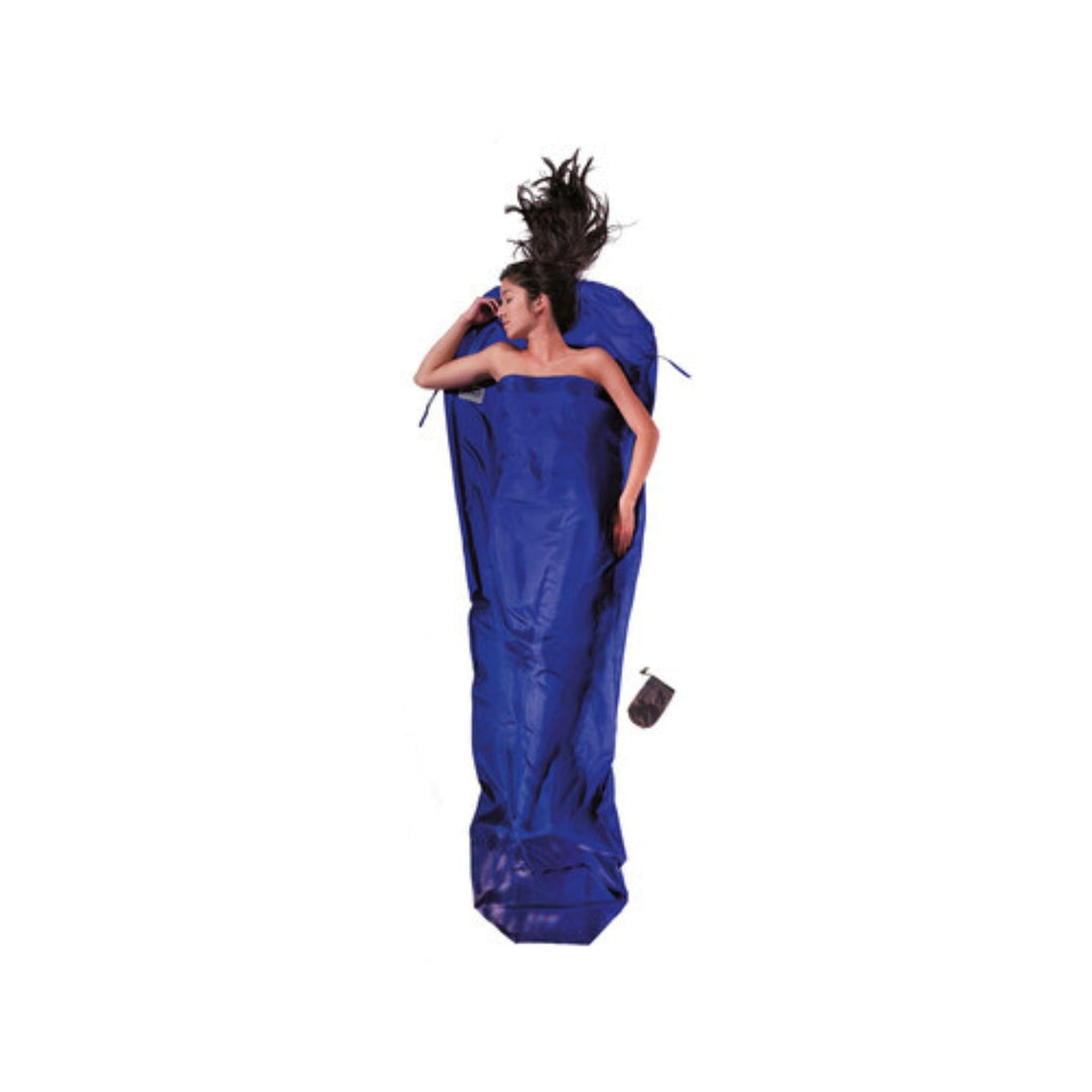 Cocoon Hüttenschlafsack aus Seide 86"x35" Dunkelblau, 86"x35" Dunkelblau