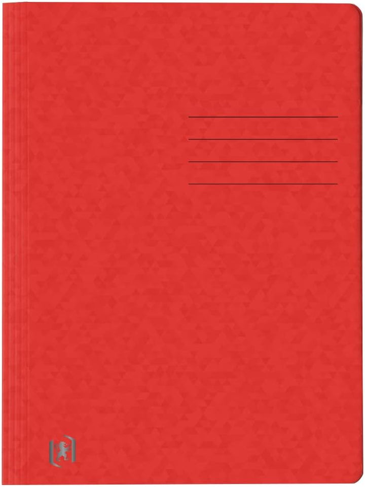 Oxford Schnellhefter A4, aus Karton, rot, 25 Stück rot Single, rot Single