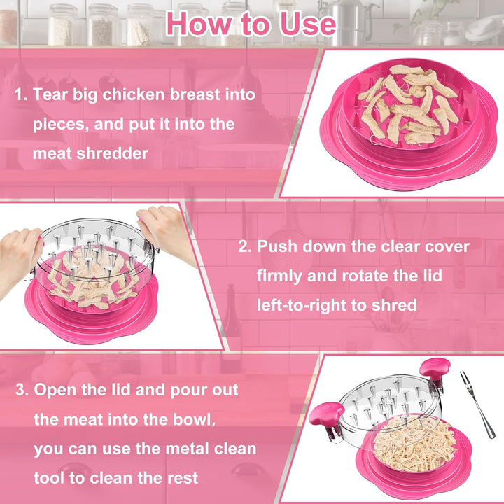 Hähnchen Zerkleinerer, 25 cm grosser pulled chicken shredder, Professionelles Fleischzerkleinerer mi