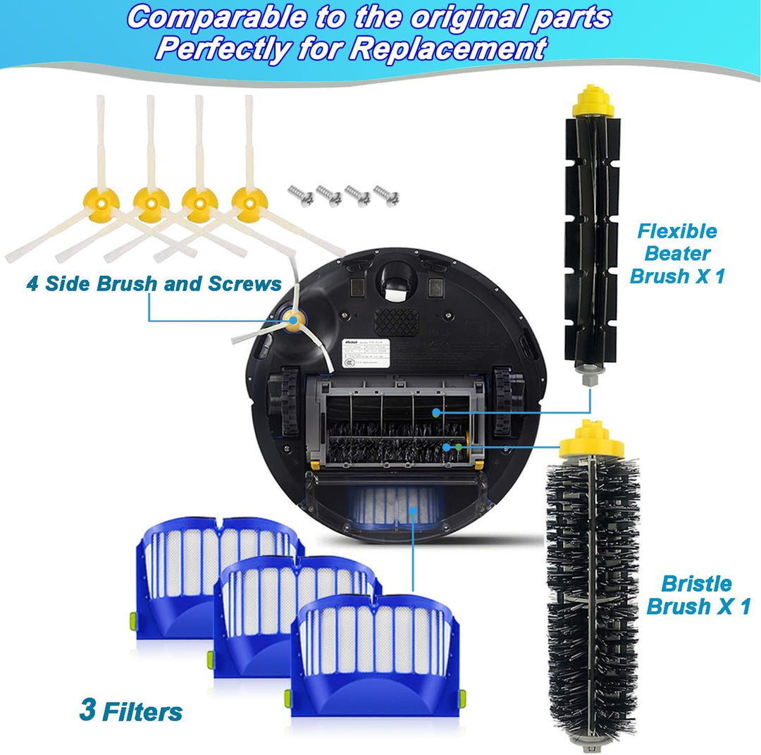 Ersatzteile für iRobot Roomba 600 Serie 604 605 606 610 612 614 615 616 620 621 626 627 630 631 632