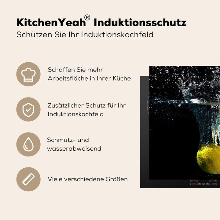 Herdabdeckplatte Einteilig Küche Herdabdeckung Induktionsfeld Ceranfeld Herdabdeckplatten Vinyl Matt