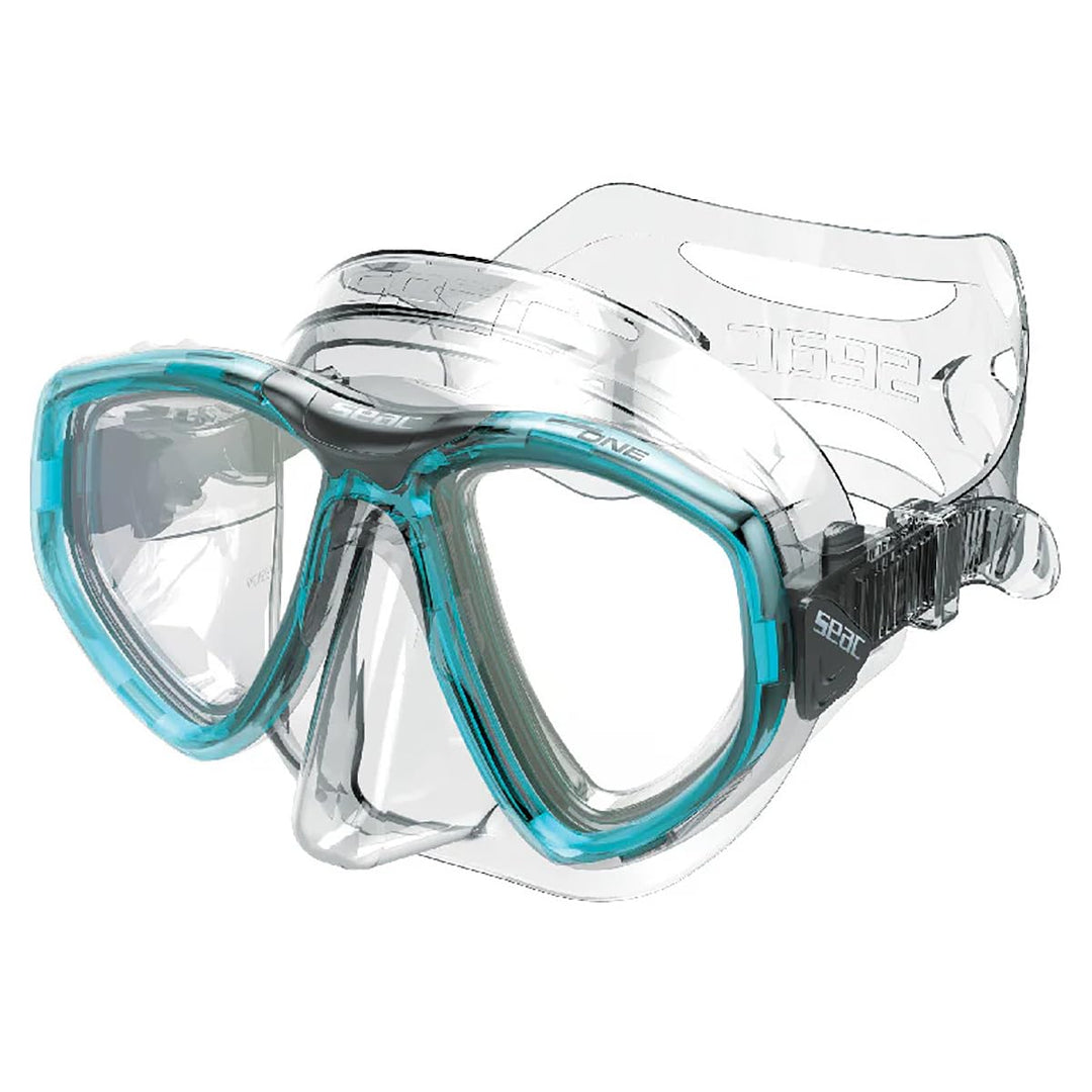 Seac Unisex Tauchmaske ONE, Regular Fit hellblau, hellblau