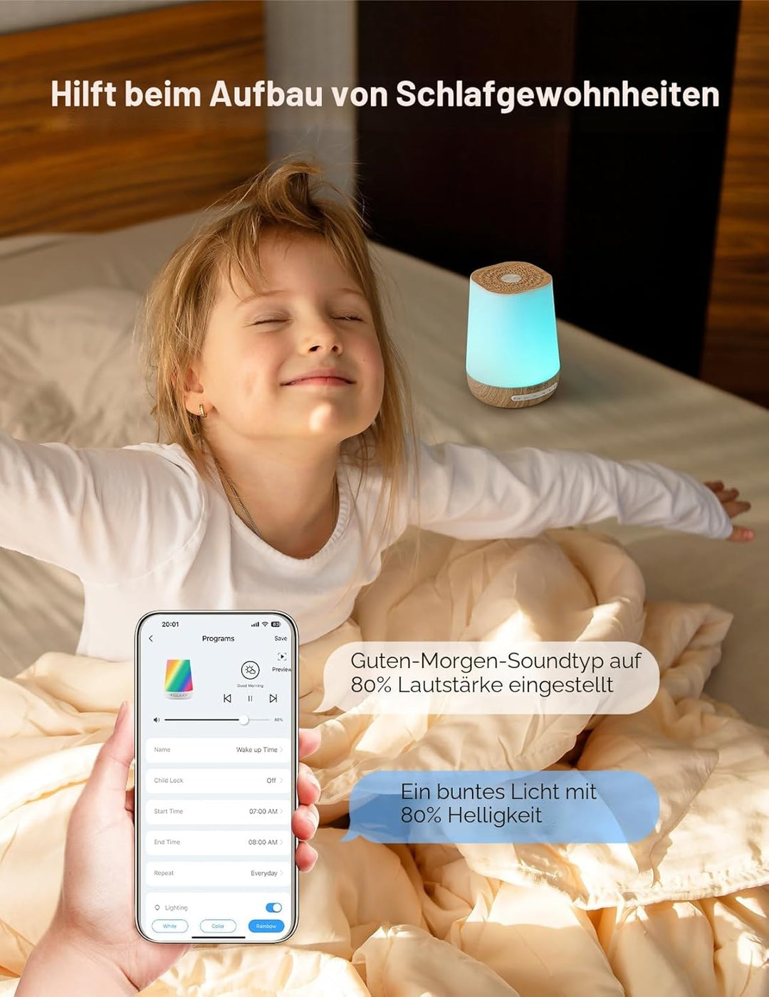 Momcozy White Noise Machine, tragbares White Noise für Babys und Erwachsene, White Noise Machine mit