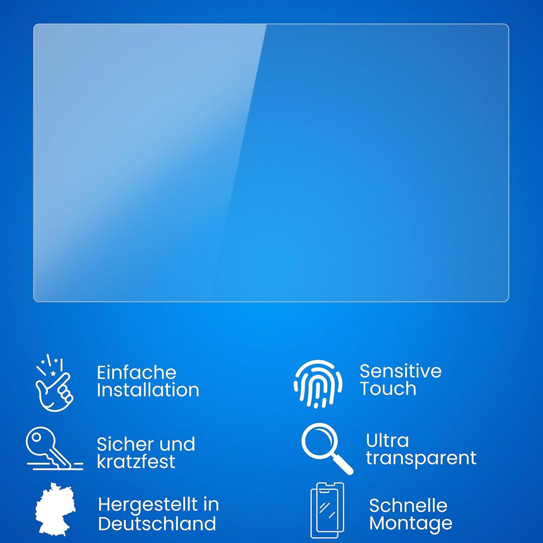 atFoliX Schutzfolie kompatibel mit Huion Kamvas 24 Folie, ultraklare FX Displayschutzfolie (2X)