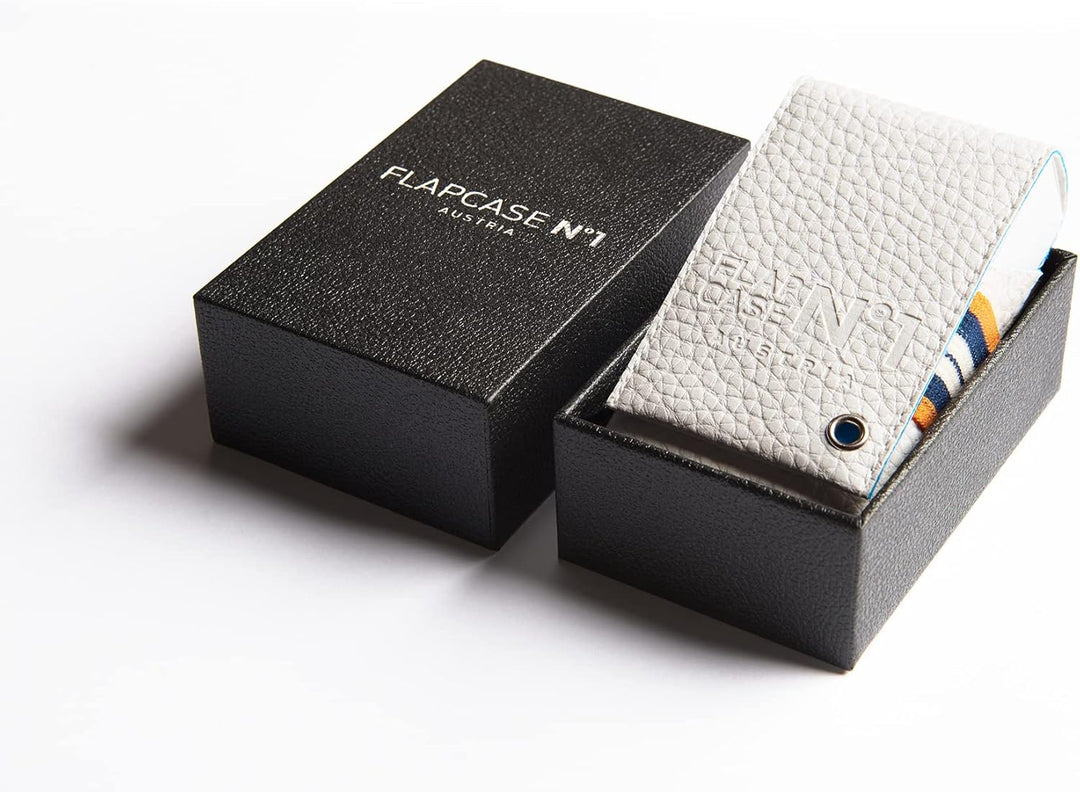 FLAPCASE N°1 • AIR RACE • Designer Zigarettenetui, Made in Austria, Gummiband, Leder vegan Zigarette