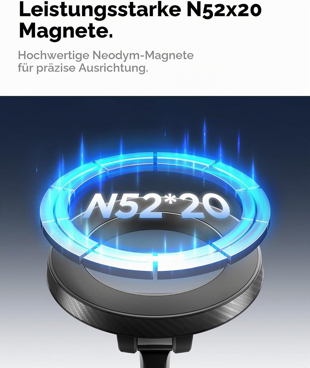 Spigen VacuumLock Magnetische MagSafe Handyhalterung Auto, 3 Fach Verstellbar, 360° Drehbar, Starke