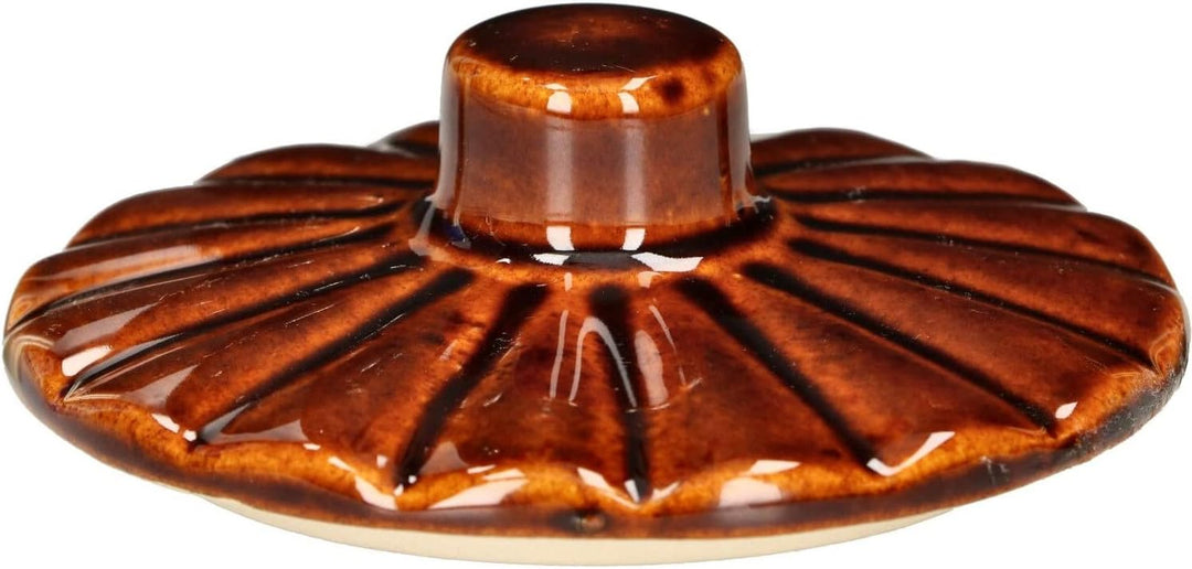 KOTARBAU® Gärtopf Steinguttopf 1,2 L Sauerkrauttopf Gurkentopf mit Deckel Einmachtopf Keramiktopf St
