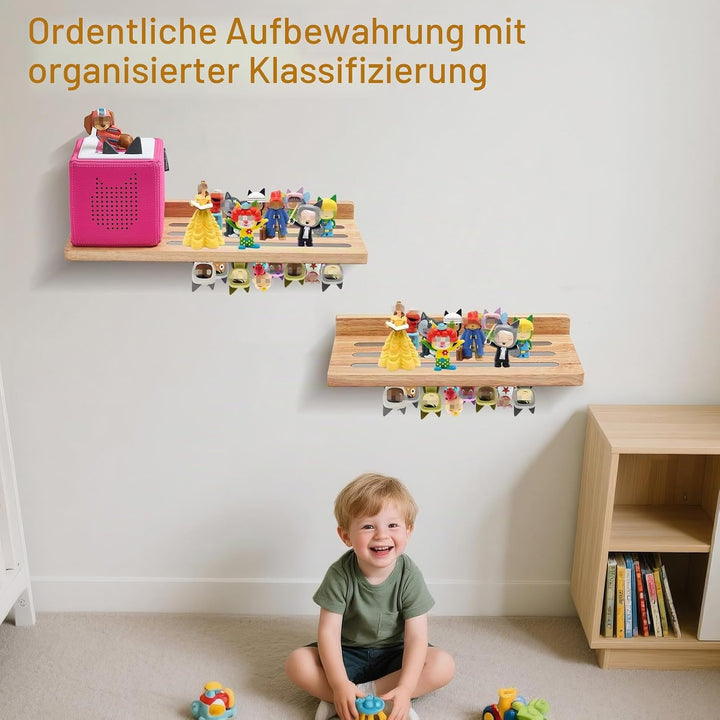 Gieanoo für Tonie Regal,Tonies Regal Mädchen für kreative Toines Display 30-36 Figuren Natürliche Ei