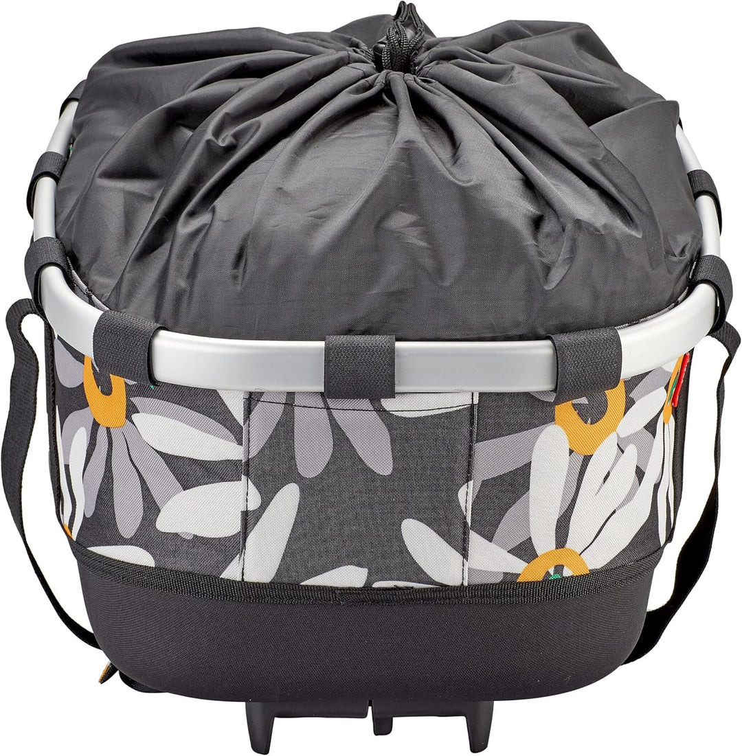 KlickFix Unisex – Erwachsene Bikebasket Gt Fahrradkorb Masse: 33 x 27 x 42 cm Margarite, Masse: 33 x
