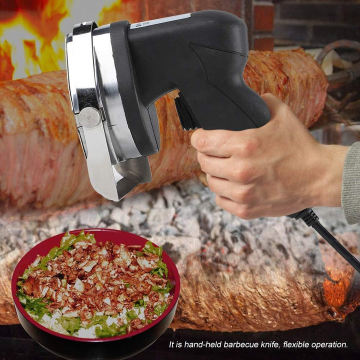 Ejoyous Dönermesser Dönerschneider Elektrisch, 80w Grillmesser mit Ergonomischer Griff Komfortabel z