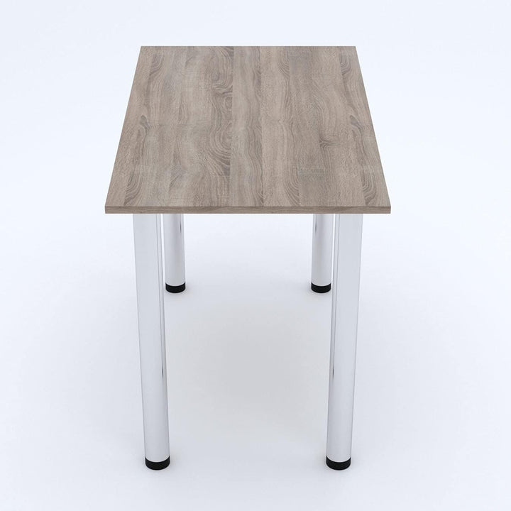mikon 60x40 | Esszimmertisch - Esstisch - Tisch mit Chrombeinen - Küchentisch - Bürotisch | TRÜFFEL