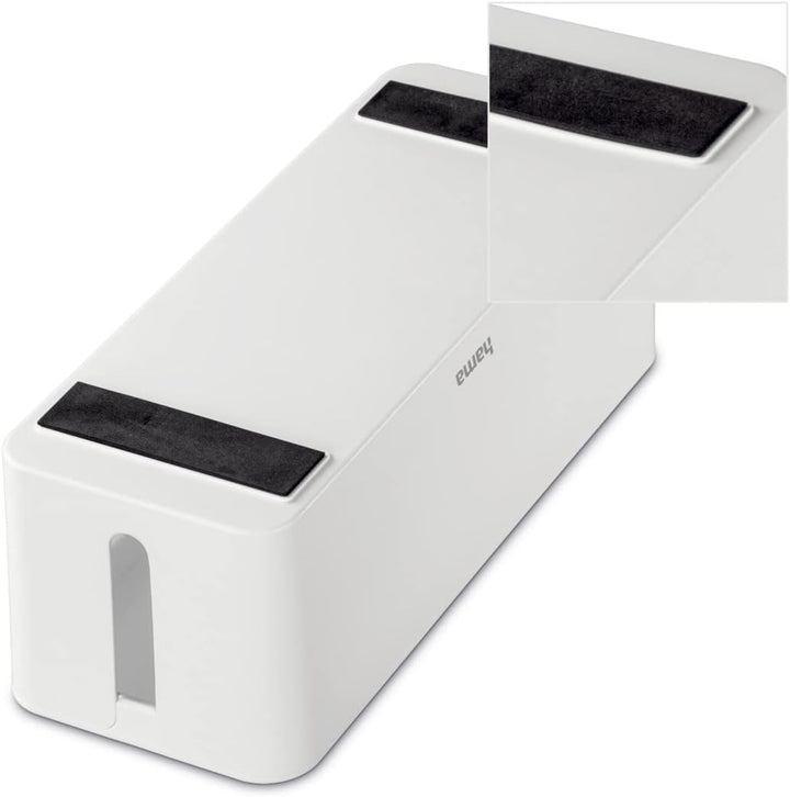 Hama Kabelbox, Maxi (Kabelbox für Steckdosenleiste, einfaches Kabelmanagement, für Büro, Schreibtisc