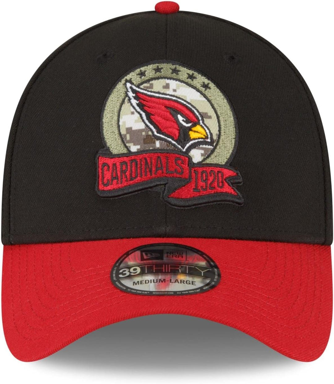 New Era Salute to Service 2022 Basecap 39Thirty NFL Fanartikel American Football Kappe schwarz S-M 3