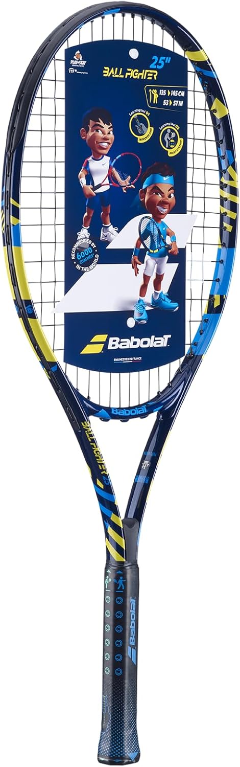 Babolat, Tennisschläger Modell Ballfighter, Grösse 17", Blau/Rot, Verbundmaterial, Ideal für Kinder,