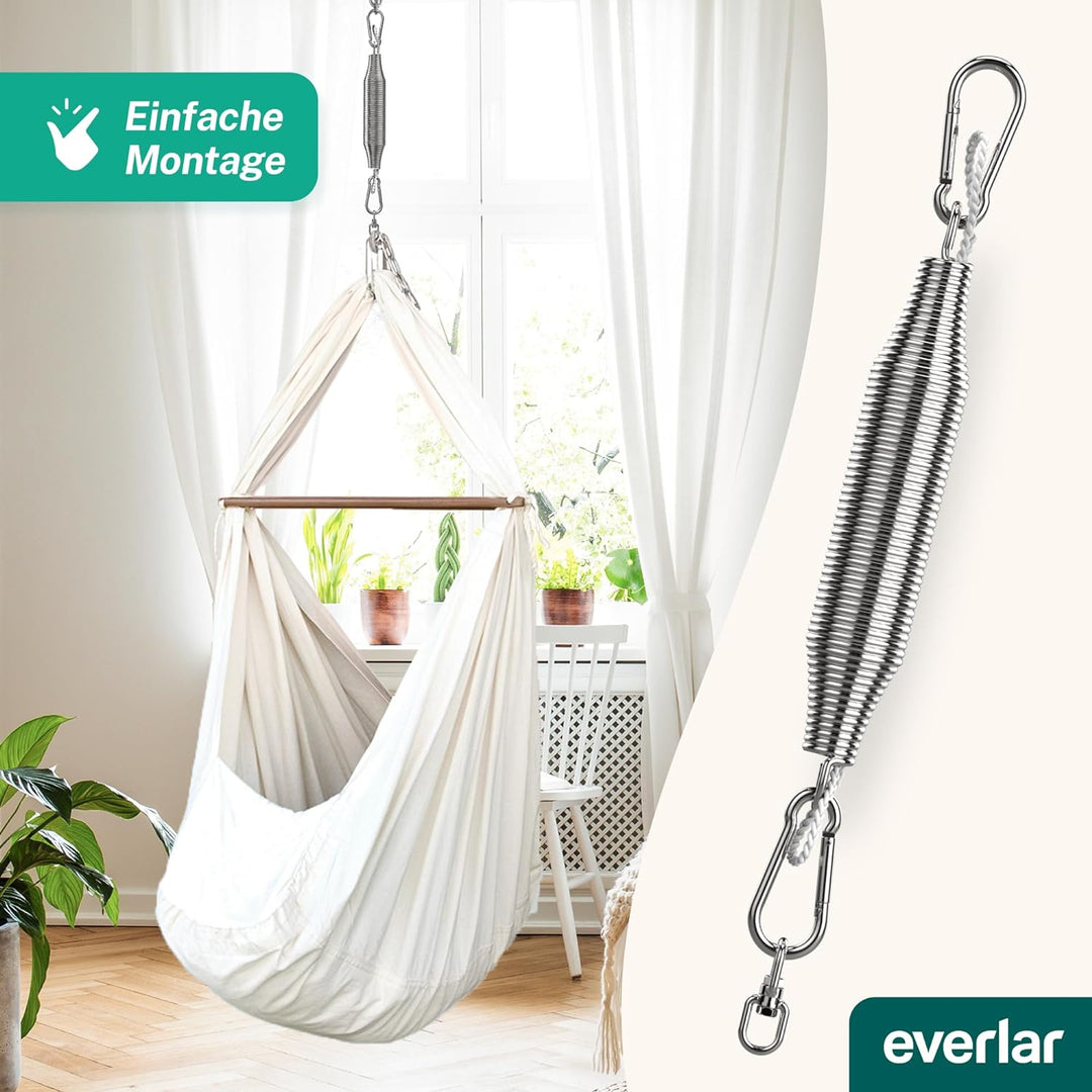 everlar® Feder für Babywiege I Perfekte Einschlafhilfe Made in EU I Für raschen & ruhigen Schlaf I F