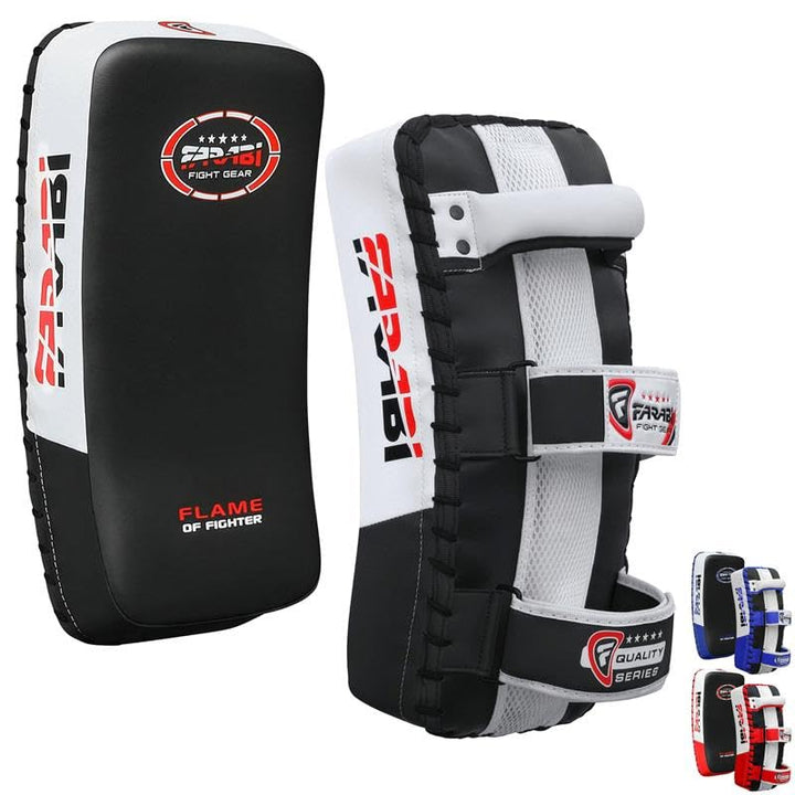Farabi Sports schlagpolster für Coaching, Training, Kickboxen Curved Kick Pads, schlagpolster Kampfs