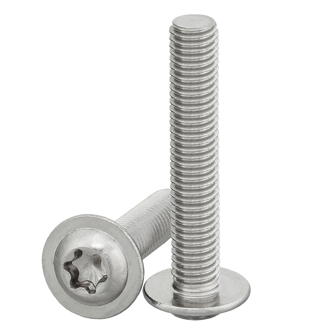 Linsenkopfschraube mit Flansch und Innensechsrund/Torx (ISR,TX) nach Norm: ISO 7380-2 rostfreier Ede