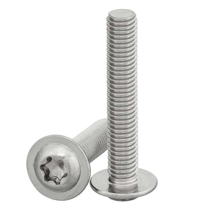 Linsenkopfschraube mit Flansch und Innensechsrund/Torx (ISR,TX) nach Norm: ISO 7380-2 rostfreier Ede
