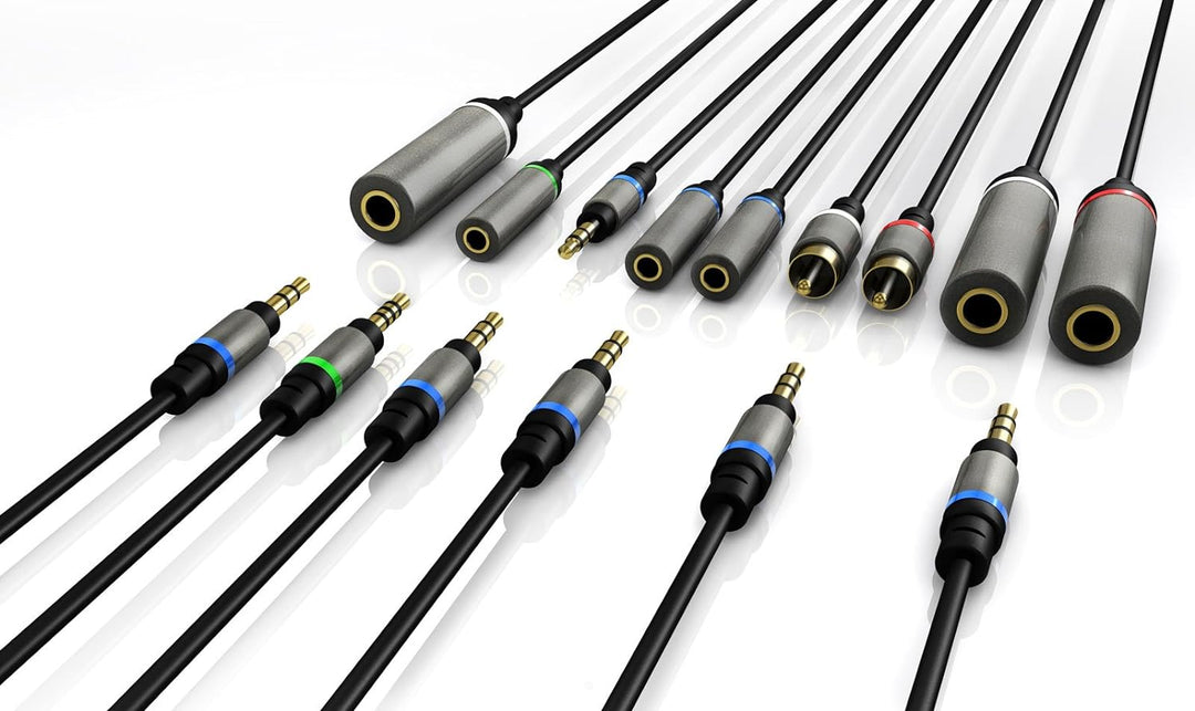IK Multimedia iLine Mobile Music Kable Kit (6 high-quality Audio Kabel)