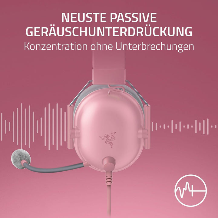 Razer BlackShark V2 X (PlayStation) - Kabelgebundenes E-Sports Headset für PlayStation 5 Konsole (25