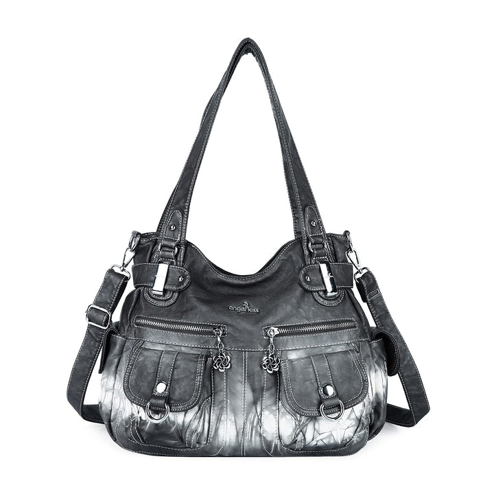Angel Kiss Damen Handtasche Umhängetasche Leder Umhängetasche Gross Hobo Handtaschen 136