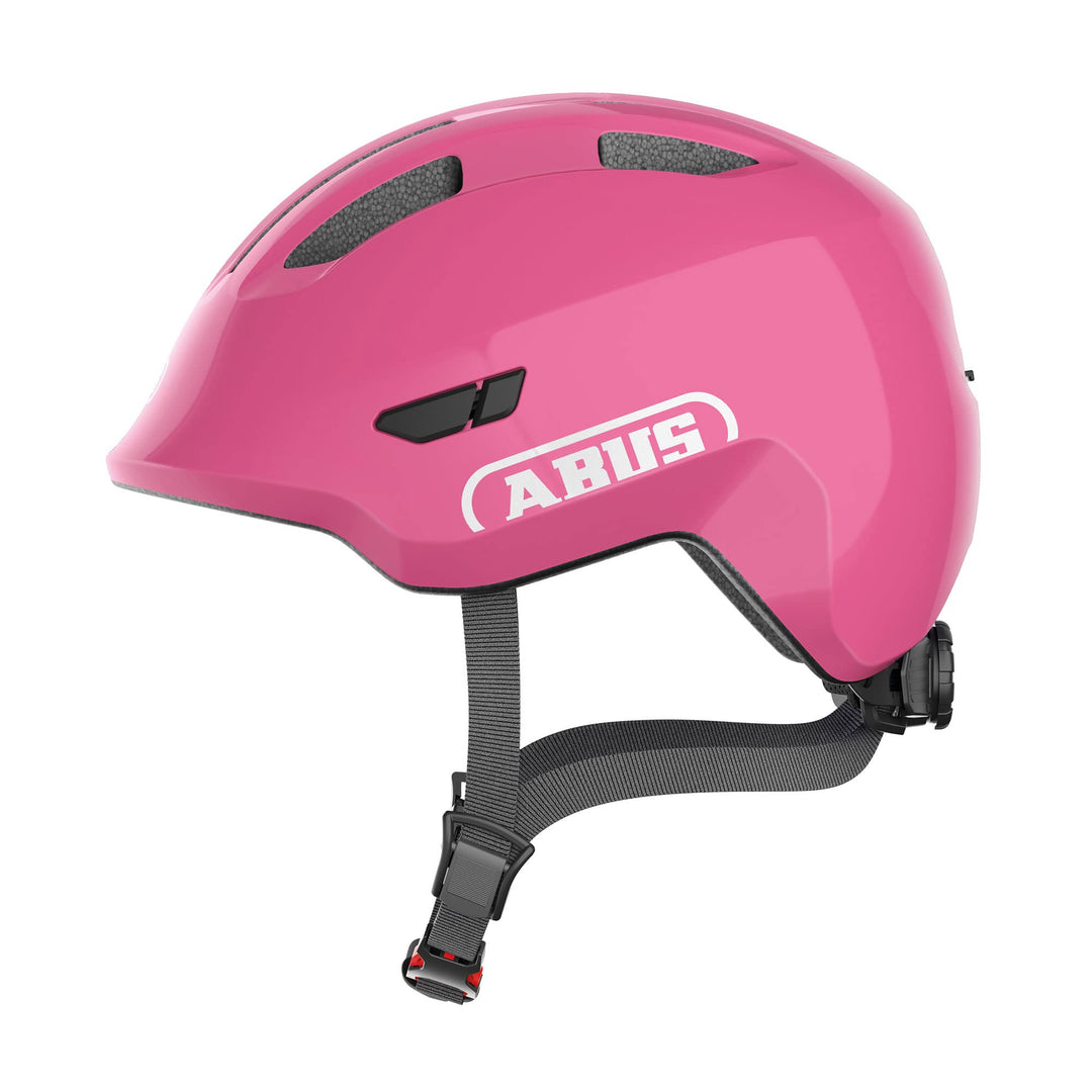 ABUS Kinderhelm Smiley 3.0 - Fahrradhelm mit tiefer Passform, kindergerechten Designs &amp; Platz für ei