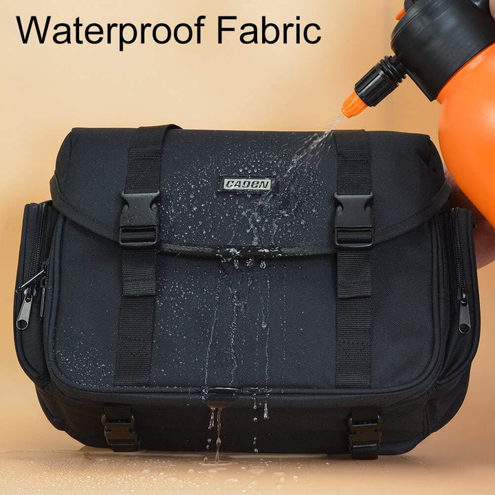 CADeN Kameratasche, fototasche Wasserbeständig Umhängetasche kompakte Sling Schulter Bag für DSLR SL