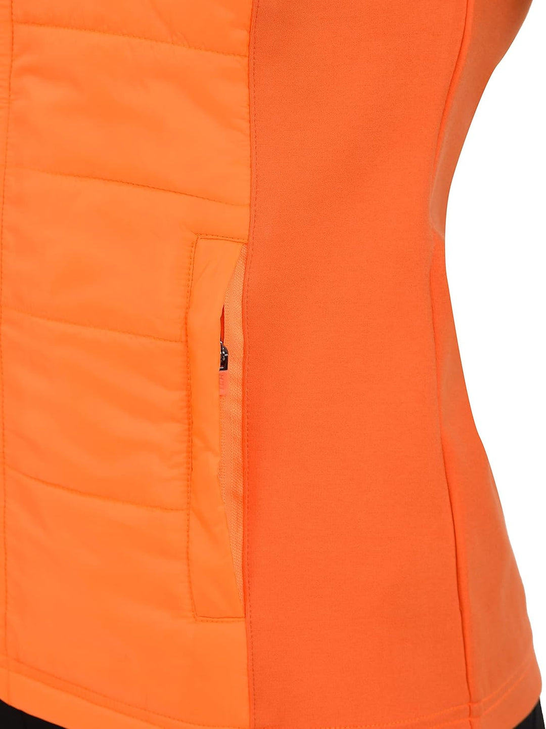 TCA Damen und Mädchen Excel Runner Leichte Laufweste mit Reissverschlusstaschen 12-14 Jahre Orange,