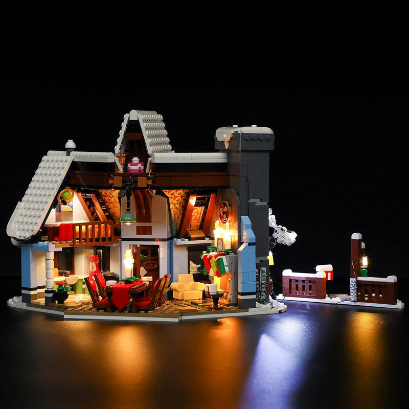 BRIKSMAX Led Beleuchtungsset für Lego Creator Besuch des Weihnachtsmanns - Compatible with Lego 1029