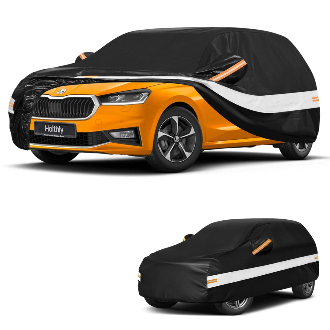 Autoabdeckung Passend für Skoda Fabia Ⅰ/Ⅱ/Ⅲ/Ⅳ（1999-2026） 10 Schichten Vollgarage Auto Abdeckplane 10