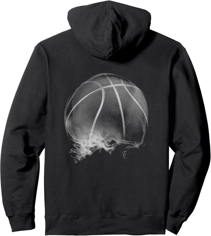 Basketball Spieler Retro Röntgen Pullover Hoodie