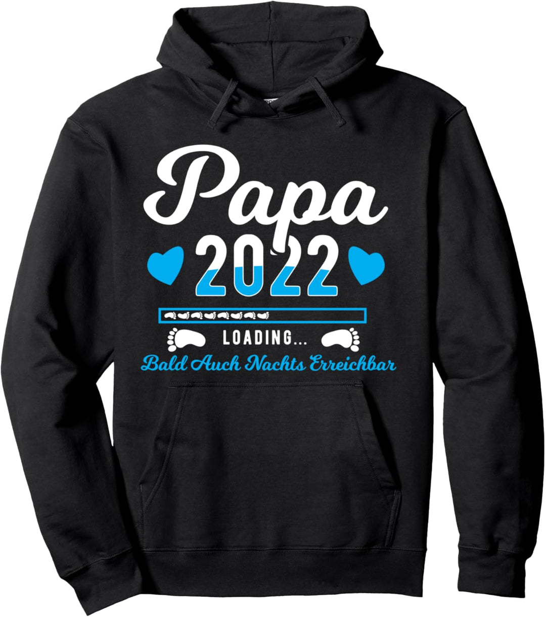 Werdender Papa 2022 Baby Ankündigung Vater Werdender Papa Pullover Hoodie