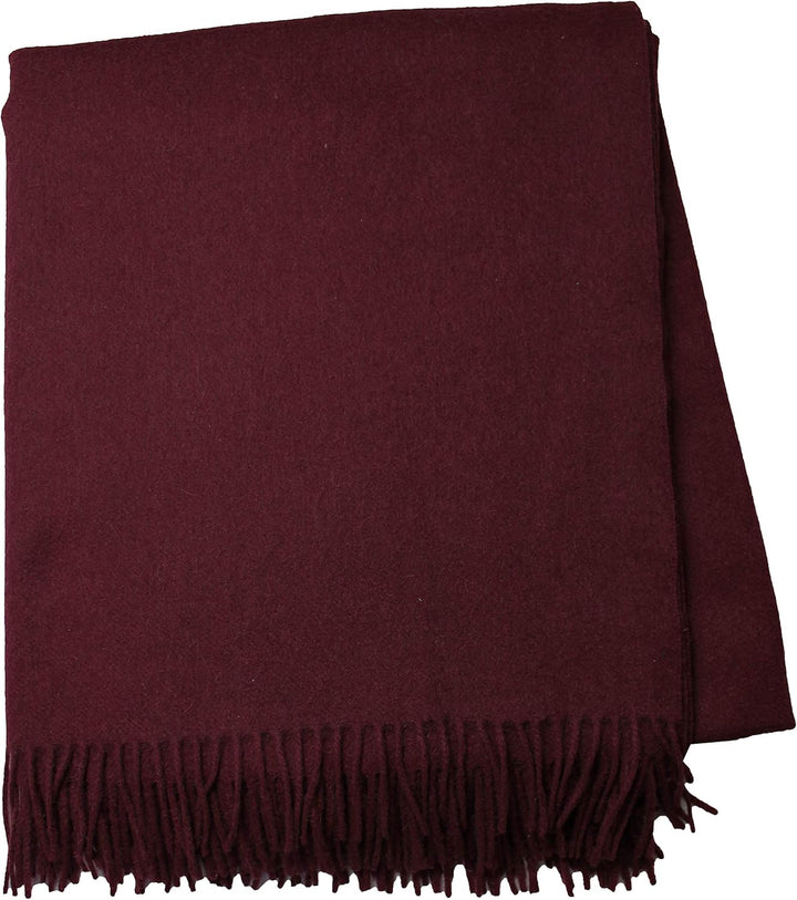 Decke Rotfuchs® Wolldecke Kuscheldecke Plaid Wohndecke Winter warm Uni Wolle 145 x175 cm Made in Ger