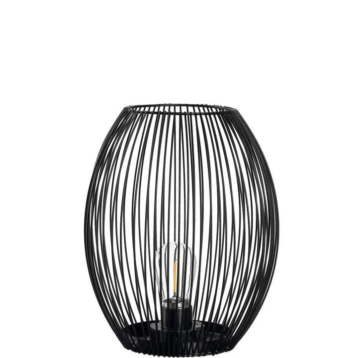 LEONARDO HOME GK/Laterne 24 schwarz mit LED