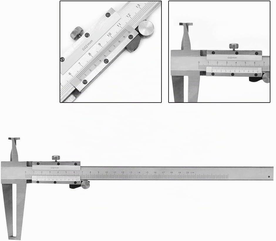 Messschieber National Industrial Grade Double Inner Groove Messschieber Interne Testkarte Gauge(9-20
