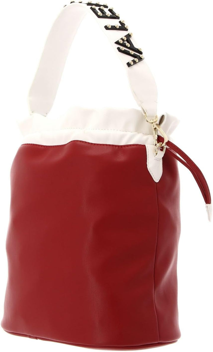 VALENTINO Damen Pakita Bucket Bag, Einheitsgrösse Rosso/Bianco, Rosso/Bianco